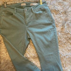 J.Jill Denim Authentic Fit Slim Ankle Womens Jeans Size 6 Petite Seafoam